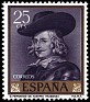 Spain 1962 Rubens 25 CTS Violet Edifil 1434. España 1434. Uploaded by susofe